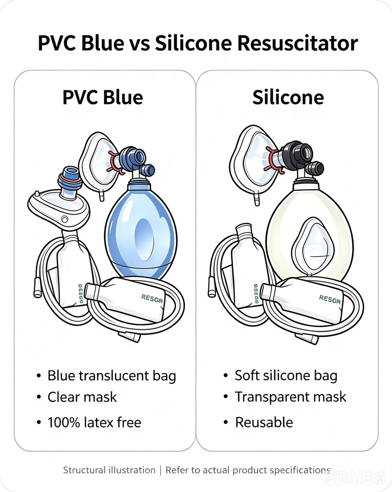 Sacs Ambu jetables en PVC vs sacs Ambu réutilisables en silicone : une analyse coûts-avantages de l’approvisionnement